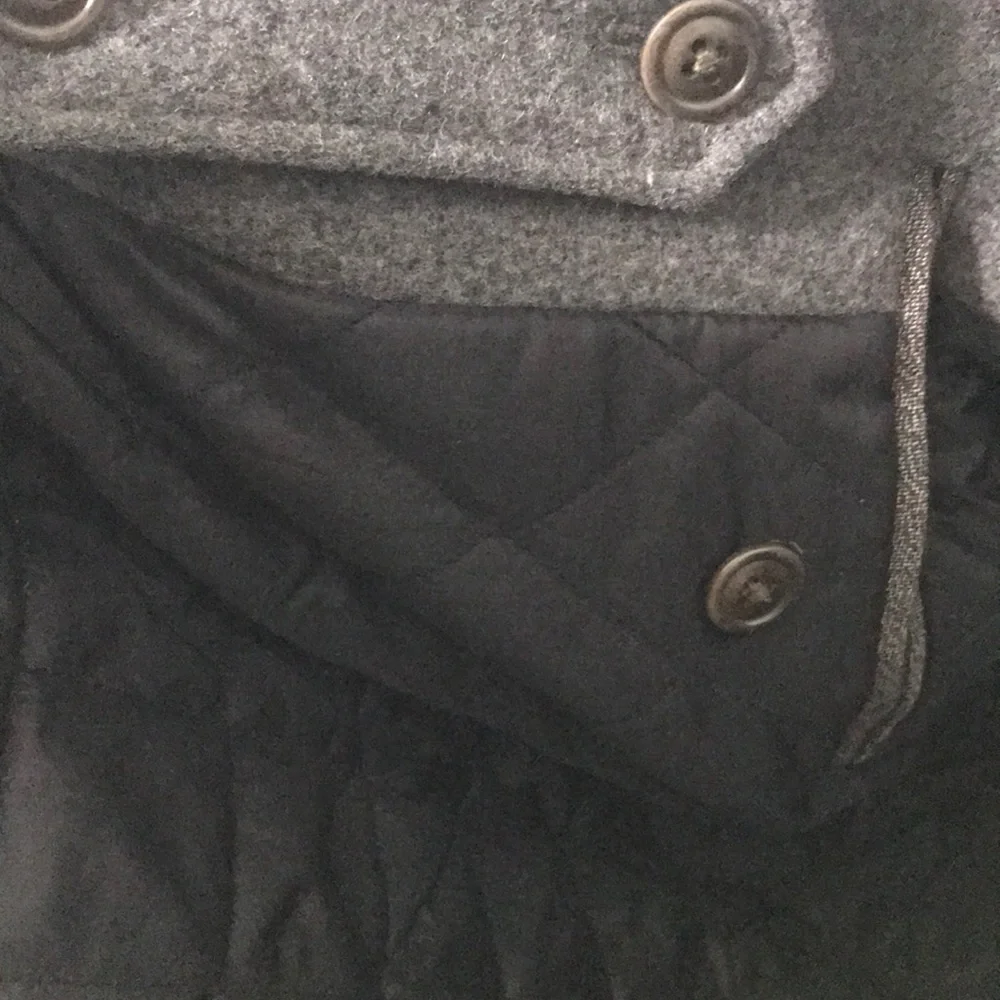 J. Crew Stadium Cloth Wool Gray Coat Medium